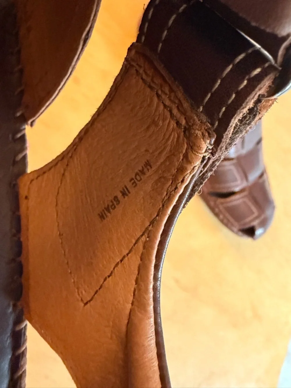 Pikolinos Men's Brown Leather Fisherman Tarifa Sandal in Olmo